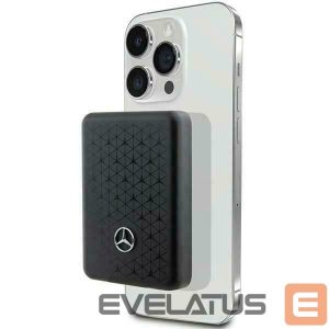 Kitas telefono priedas Mercedes-Benz  Powerbank Mercedes Stars Pattern MagSafe 5W 3000mAh - black 
