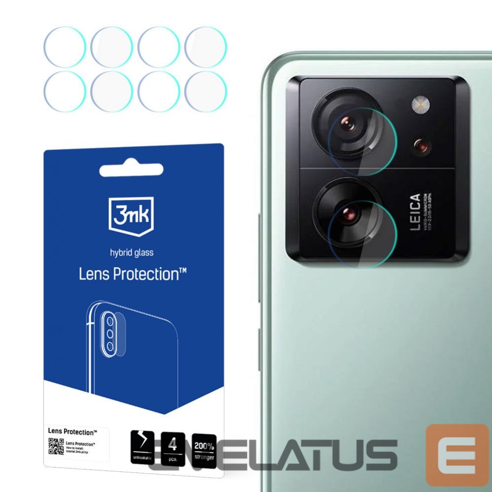 Apsauginiai stiklai 3MK 3mk Lens Protection hybrid camera glass for Xiaomi 13T / 13T Pro