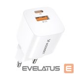 Adapteriai Wozinsky  Wozinsky CMWCW 20W USB-C / USB-A Wall Charger - White 