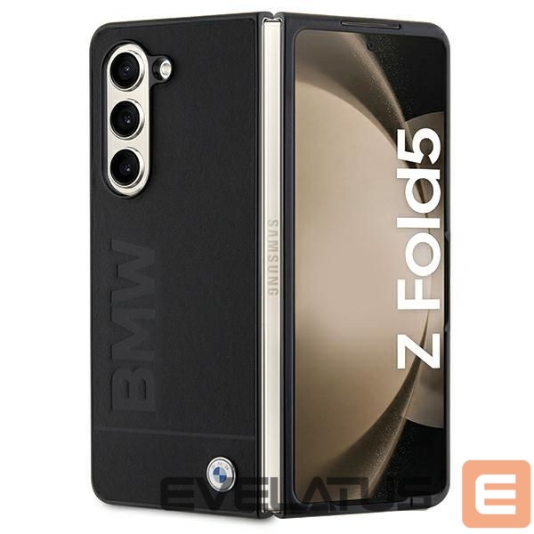Nugarėlės dėklai BMW BMW Signature Logo Imprint case for Samsung Galaxy Z Fold 5 - black
