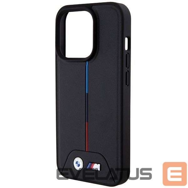 Nugarėlės dėklai BMW BMW Quilted Tricolor MagSafe case for iPhone 15 Pro - black