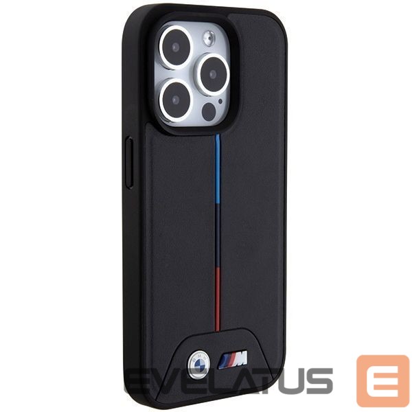 Nugarėlės dėklai BMW BMW Quilted Tricolor MagSafe case for iPhone 15 Pro - black