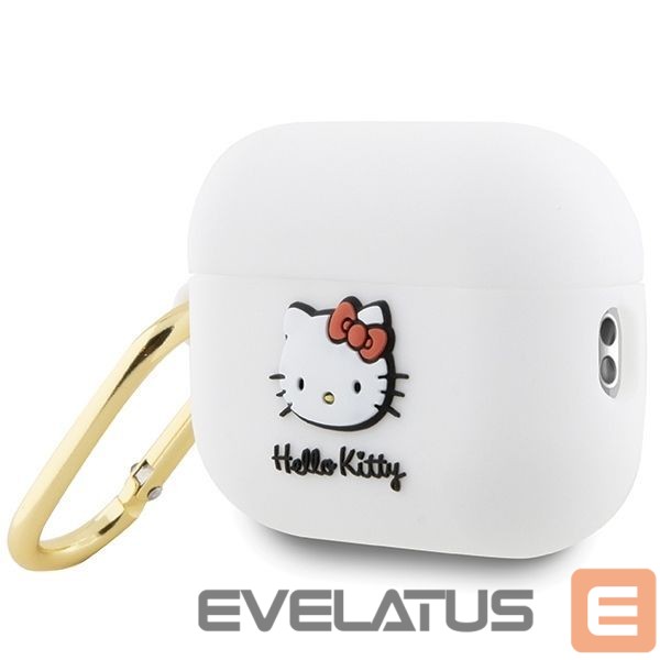 Kitas telefono priedas Hello Kitty Hello Kitty Silicone 3D Kitty Head case for AirPods Pro 2 (2022/2023) - white