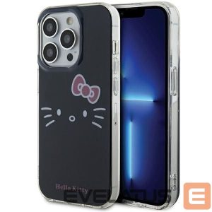 Nugarėlės dėklai Hello Kitty  Hello Kitty IML Kitty Face case for iPhone 14 Pro Max - black 