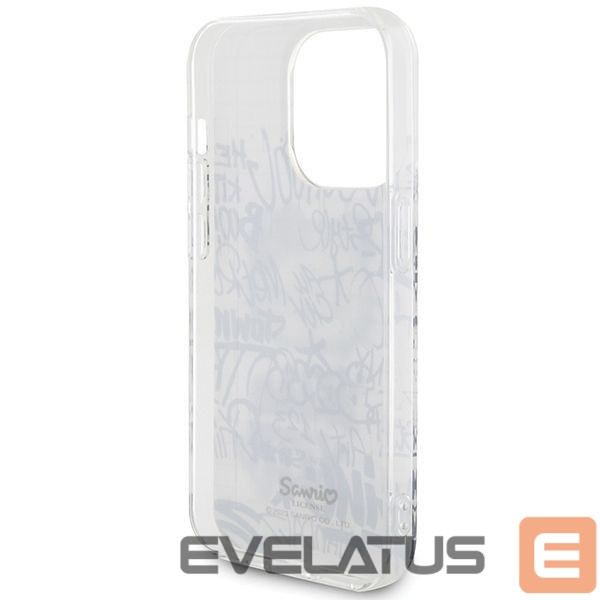 Nugarėlės dėklai Hello Kitty Hello Kitty IML Kitty On Bricks Graffiti case for iPhone 15 Pro Max - white