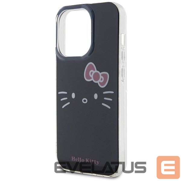 Nugarėlės dėklai Hello Kitty Hello Kitty IML Kitty Face case for iPhone 15 Pro Max - black