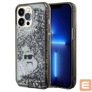 Nugarėlės dėklai Karl Lagerfeld  Karl Lagerfeld Liquid Glitter Choupette case for iPhone 13 Pro / 13 - transparent 