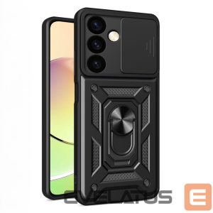Kitas telefono priedas Hurtel  Hybrid Armor Camshield armored case for Samsung Galaxy S24 with camera cover - black 