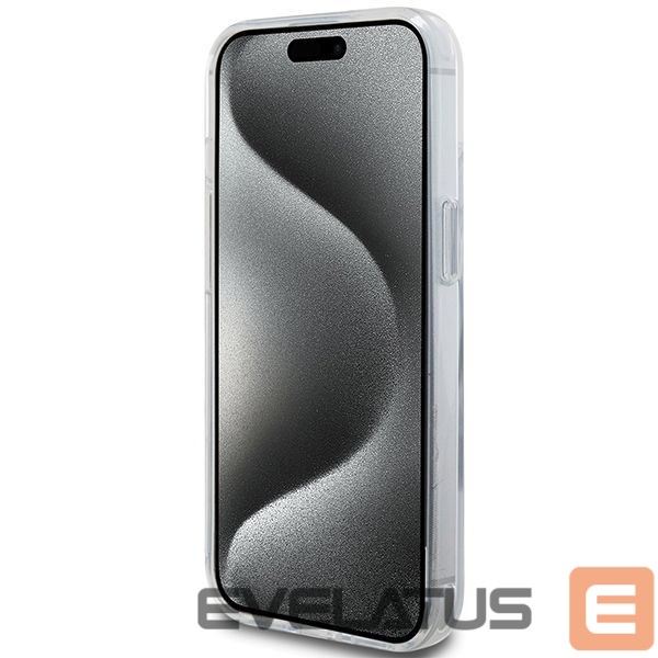 Nugarėlės dėklai Karl Lagerfeld Karl Lagerfeld Ring Stand Karl&Choupette MagSafe case for iPhone 14 / 15 / 13 - white