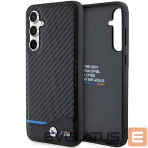 Nugarėlės dėklai BMW  BMW BMHCS23FE22NBCK S23 FE S711 black/black Leather Carbon 