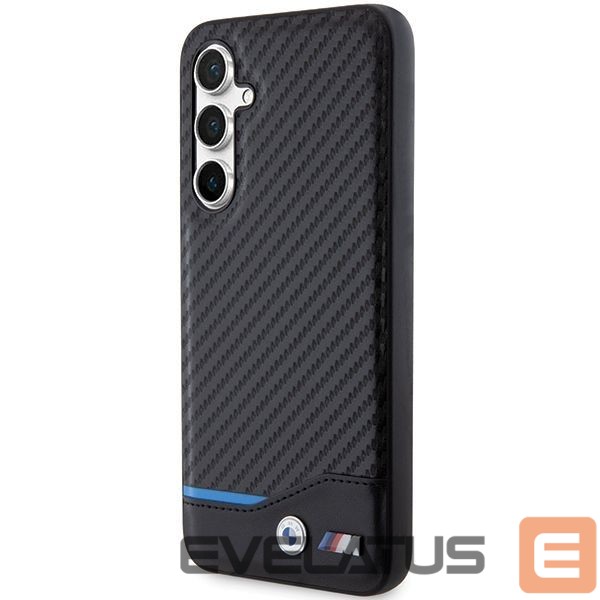 Nugarėlės dėklai BMW BMW BMHCS23FE22NBCK S23 FE S711 black/black Leather Carbon