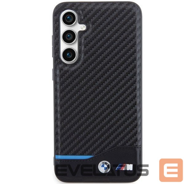 Nugarėlės dėklai BMW BMW BMHCS23FE22NBCK S23 FE S711 black/black Leather Carbon