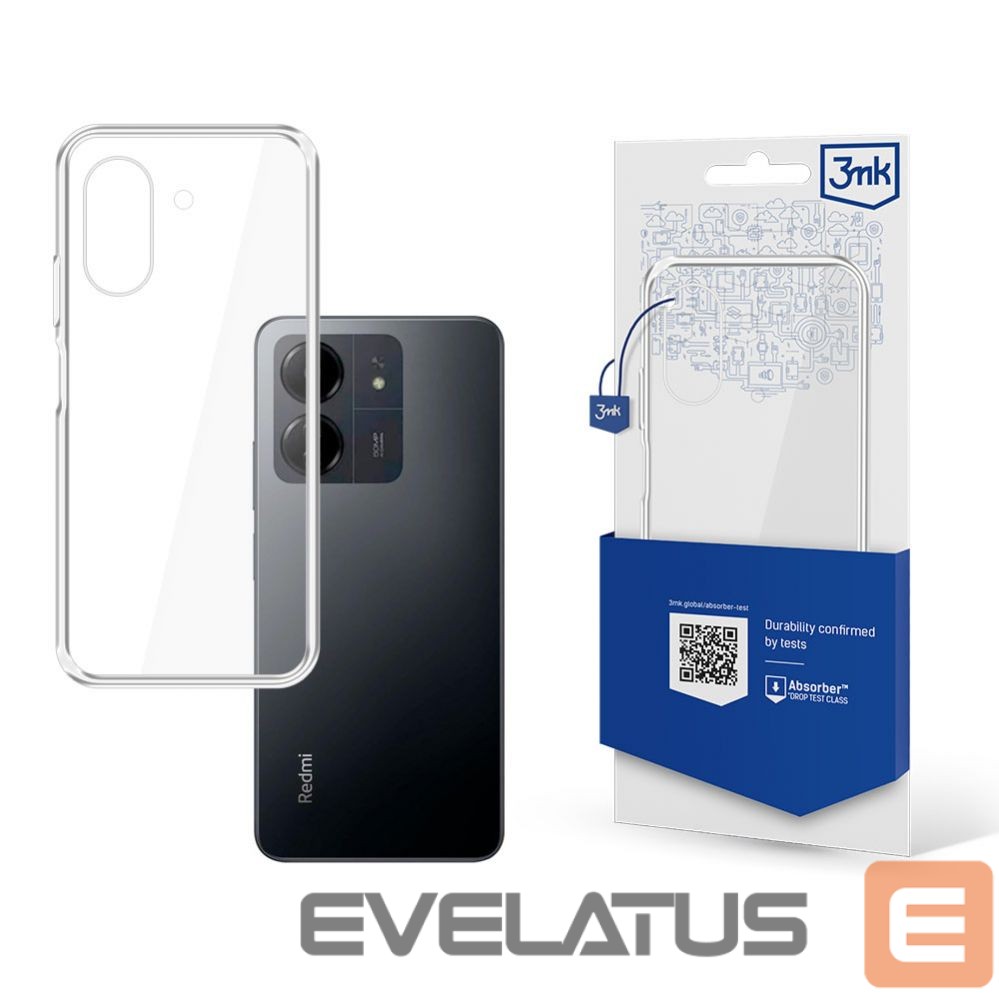 Nugarėlės dėklai 3MK 3mk Clear Case for Redmi 13C / Poco C65 - transparent