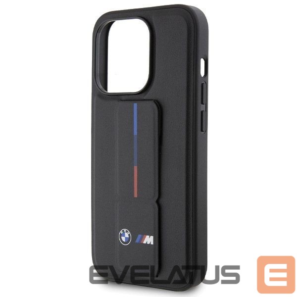 Nugarėlės dėklai BMW BMW Grip Hot Stamp case for iPhone 15 Pro - black
