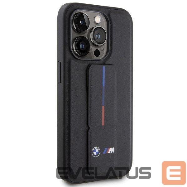 Nugarėlės dėklai BMW BMW Grip Hot Stamp case for iPhone 15 Pro Max - black