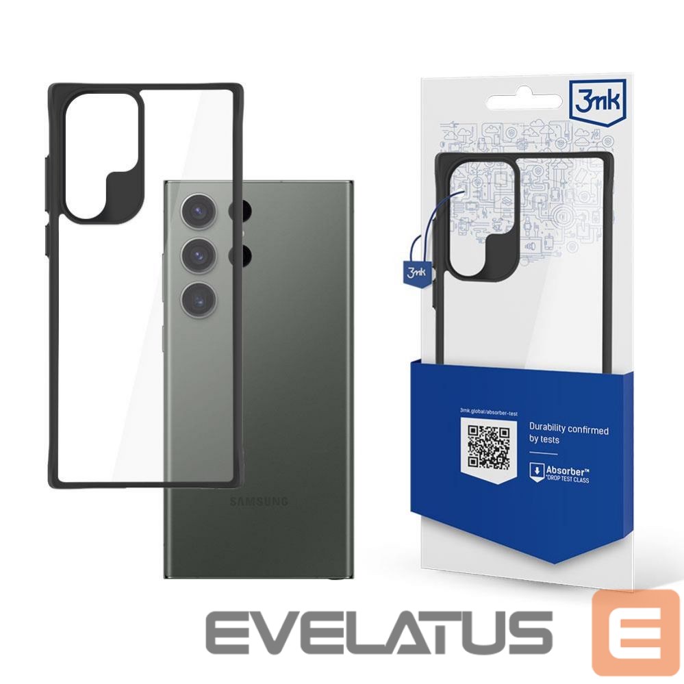 Kitas telefono priedas 3MK 3mk Satin Armor Case+ case for Samsung Galaxy S24 Ultra - transparent