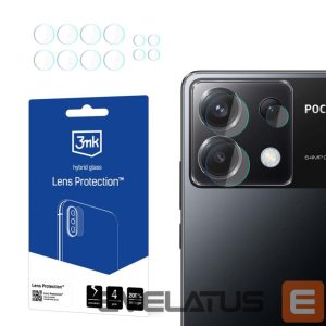 Apsauginiai stiklai 3MK  3mk Lens Protection  hybrid camera glass for Poco X6 5G 