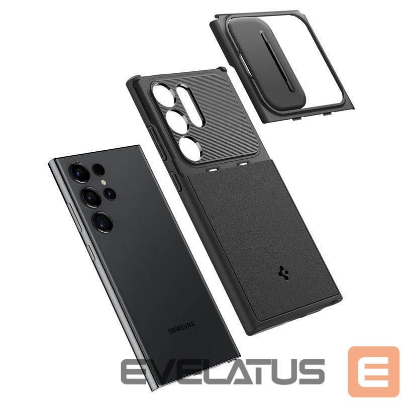 Kitas telefono priedas Spigen Spigen Optik Armor Case for Samsung Galaxy S24 Ultra - Black