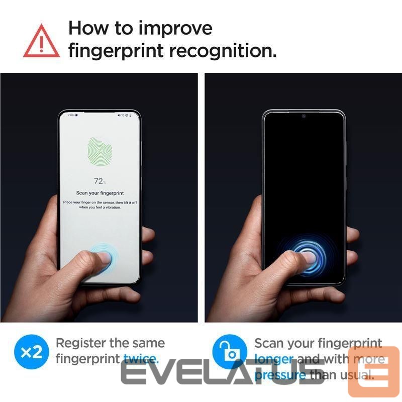 Kitas telefono priedas Spigen Spigen Glas.tR EZ Fit tempered glass for Samsung Galaxy S24+ - 2 pcs.