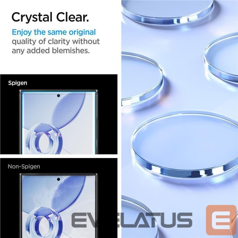 Kitas telefono priedas Spigen Spigen Glas.tR EZ Fit Tempered Glass for Samsung Galaxy S24 Ultra - 2 pcs.