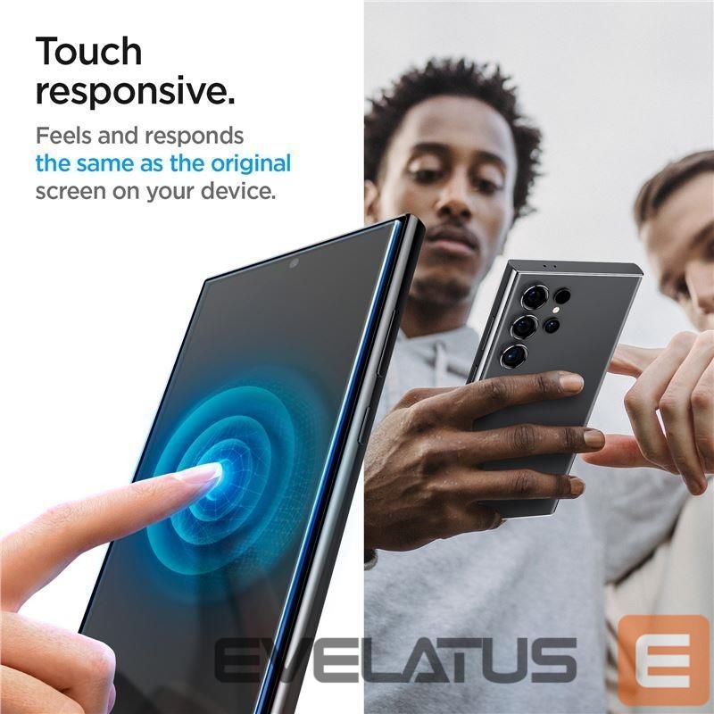 Kitas telefono priedas Spigen Spigen Glas.tR EZ Fit Tempered Glass for Samsung Galaxy S24 Ultra - 2 pcs.