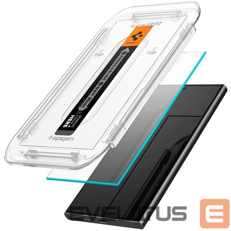Kitas telefono priedas Spigen Spigen Glas.tR EZ Fit Tempered Glass for Samsung Galaxy S24 Ultra - 2 pcs.