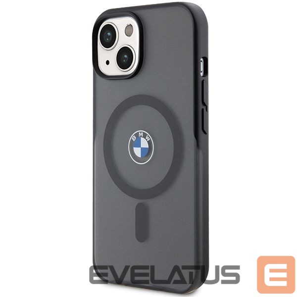 Nugarėlės dėklai BMW BMW IML Signature MagSafe case for iPhone 15 Plus / 14 Plus - black