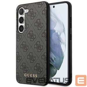 Kitas telefono priedas Guess  Guess 4G Metal Gold Logo case for Samsung Galaxy S24+ - black 
