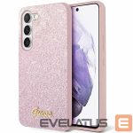 Kitas telefono priedas Guess  Guess Glitter Script case for Samsung Galaxy S24 - pink