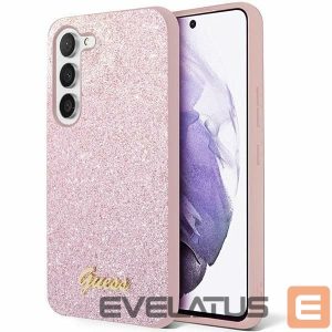 Kitas telefono priedas Guess  Guess Glitter Script case for Samsung Galaxy S24 - pink