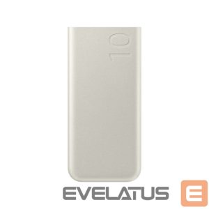 Išorinė baterija Samsung  Powerbank Samsung EB-P3400XUEGEU FastCharge 2x USB-C 25W 10000mAh - beige 