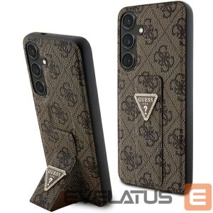 Kitas telefono priedas Guess  Guess GUHCS24SPGS4TDW S24 S921 brown/brown hardcase Grip Stand 4G Triangle Strass