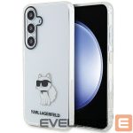 Nugarėlės dėklai Karl Lagerfeld  Karl Lagerfeld KLHCS24MHNCHTCT S24+ S926 transparent hardcase IML Choupette 