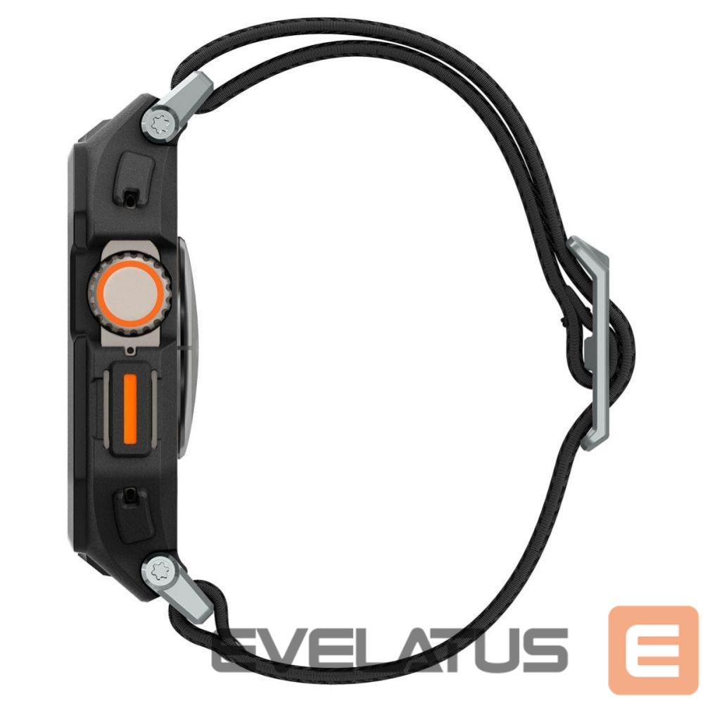Kitas telefono priedas Spigen Spigen Lite Fit Pro Case with Strap for Apple Watch Ultra 1 / 2 (49mm) - Matte Black