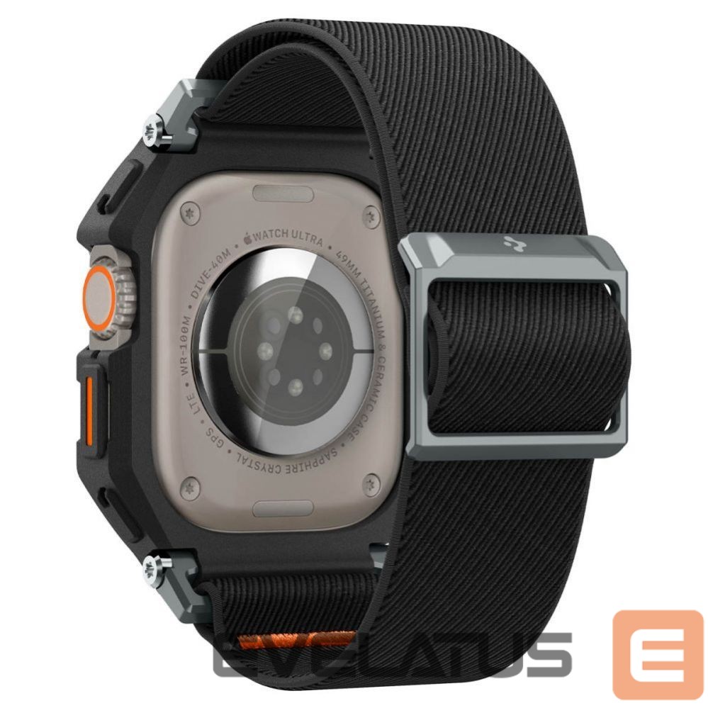 Kitas telefono priedas Spigen Spigen Lite Fit Pro Case with Strap for Apple Watch Ultra 1 / 2 (49mm) - Matte Black