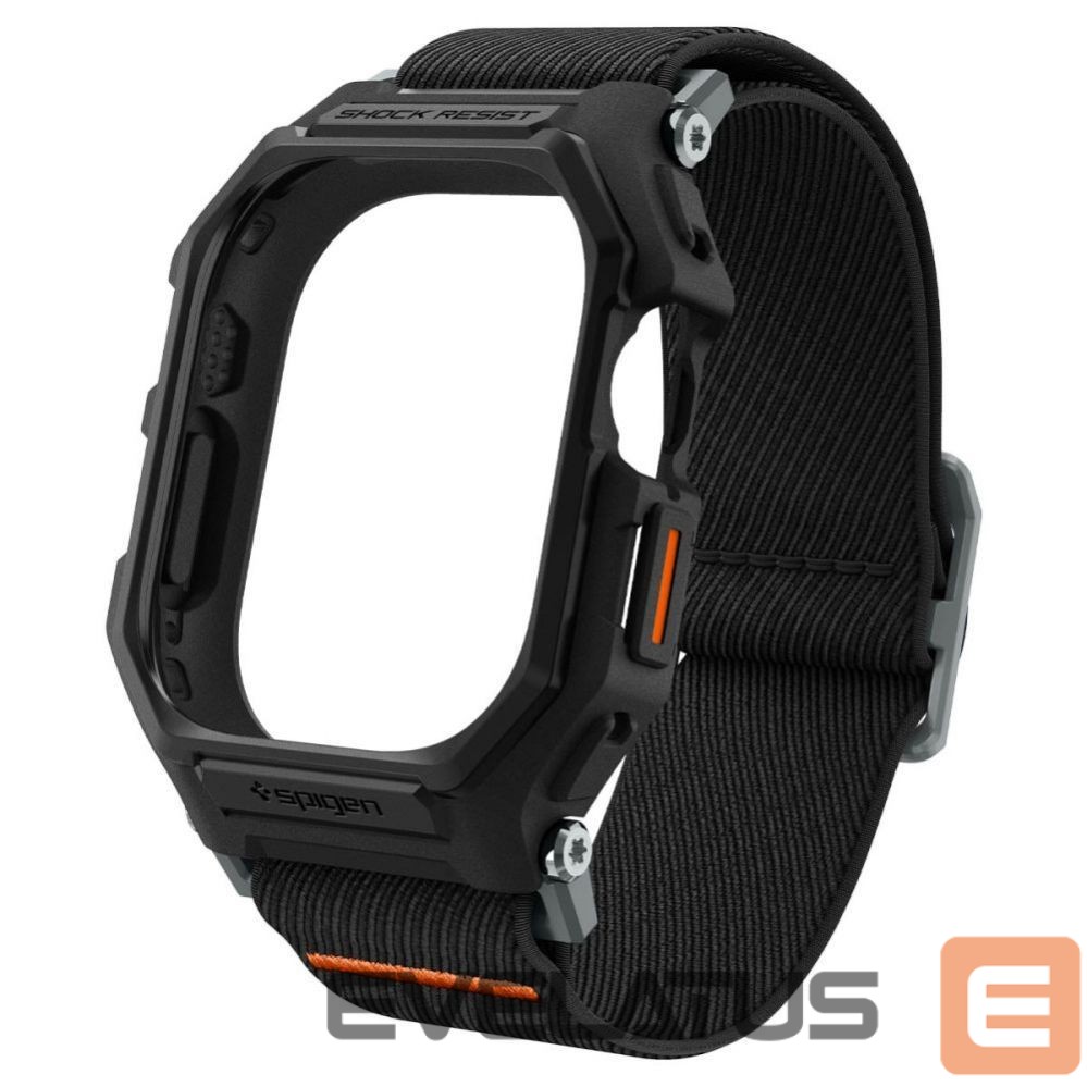 Kitas telefono priedas Spigen Spigen Lite Fit Pro Case with Strap for Apple Watch Ultra 1 / 2 (49mm) - Matte Black