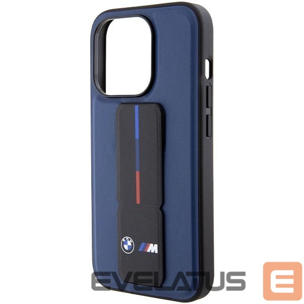 Nugarėlės dėklai BMW BMW M Grip Stand Bicolor case for iPhone 15 Pro - navy blue