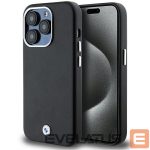 Nugarėlės dėklai BMW  BMW Signature Wrapped Metal MagSafe case for iPhone 14 Pro Max - black 