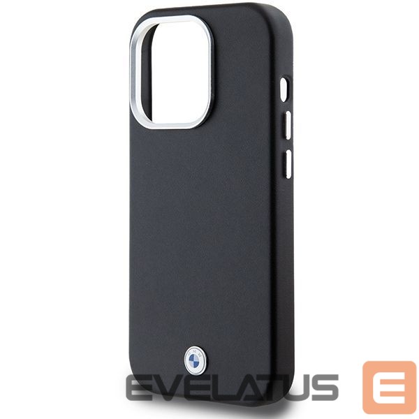 Nugarėlės dėklai BMW BMW Signature Wrapped Metal MagSafe case for iPhone 14 Pro Max - black