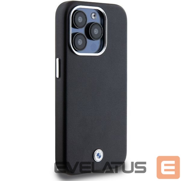 Nugarėlės dėklai BMW BMW Signature Wrapped Metal MagSafe case for iPhone 14 Pro Max - black