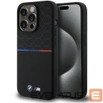 Nugarėlės dėklai BMW  BMW M Silicone Pattern MagSafe case for iPhone 15 Pro - black 