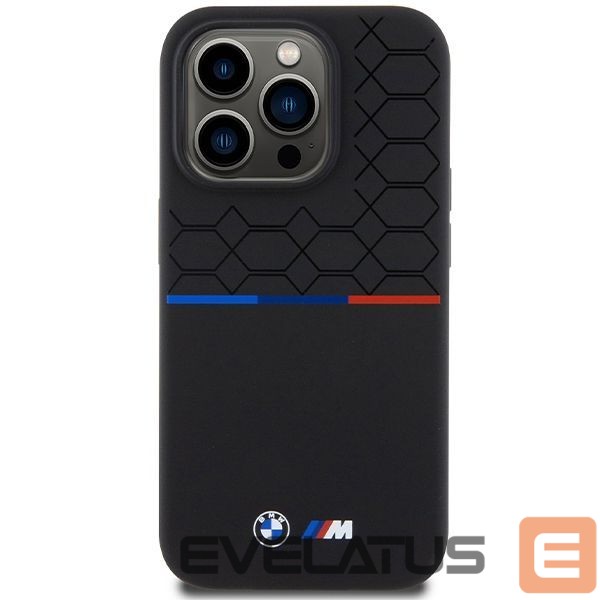 Nugarėlės dėklai BMW BMW M Silicone Pattern MagSafe case for iPhone 15 Pro - black