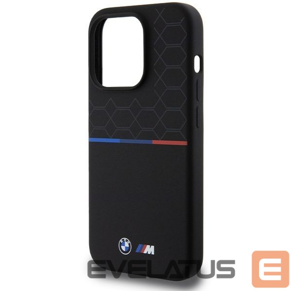 Nugarėlės dėklai BMW BMW M Silicone Pattern MagSafe case for iPhone 15 Pro - black