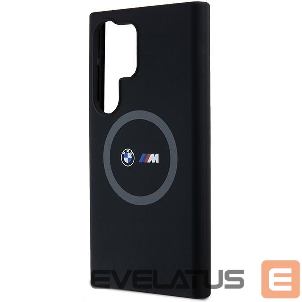 Nugarėlės dėklai BMW BMW M Silicone Printed Ring MagSafe case for Samsung Galaxy S24 Ultra - black