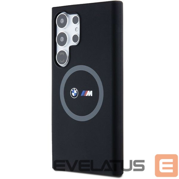 Nugarėlės dėklai BMW BMW M Silicone Printed Ring MagSafe case for Samsung Galaxy S24 Ultra - black