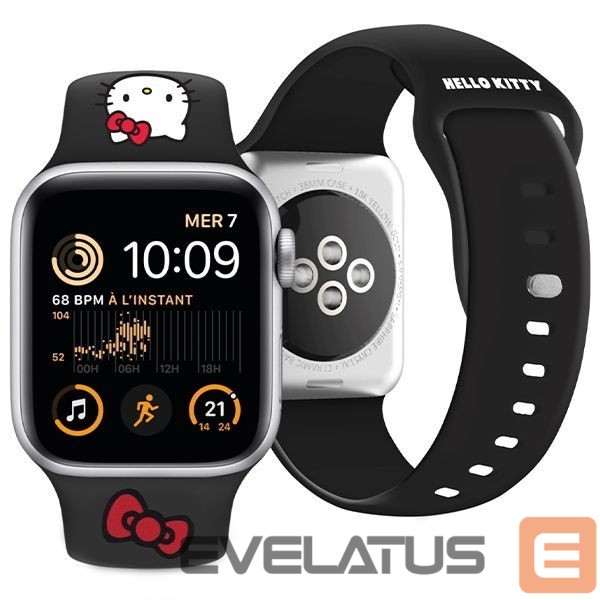 Nugarėlės dėklai Hello Kitty Black