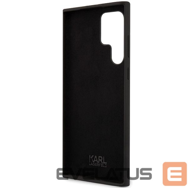 Nugarėlės dėklai Karl Lagerfeld Karl Lagerfeld Silicone Ikonik case for Samsung Galaxy S24 Ultra - black