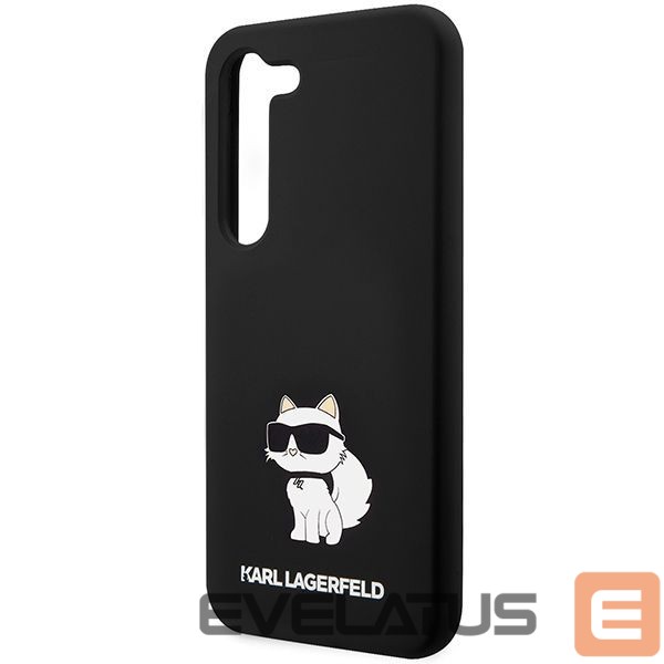 Nugarėlės dėklai Karl Lagerfeld Karl Lagerfeld Silicone Choupette case for Samsung Galaxy S24 - black