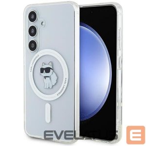 Nugarėlės dėklai Karl Lagerfeld  Karl Lagerfeld IML Choupette MagSafe case for Samsung Galaxy S24 - transparent 