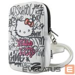 Nugarėlės dėklai Hello Kitty  Hello Kitty Graffiti Kitty Head bag - white 
